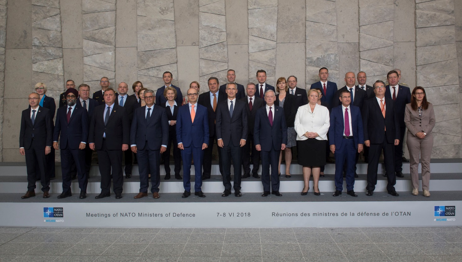 Official Portrait of the NATO Ministers of Defence