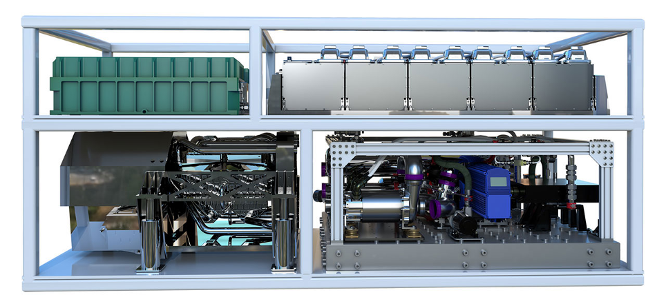 Figure 2: 100 kW-class High Energy Laser with scalable output (Courtesy of General Atomics)