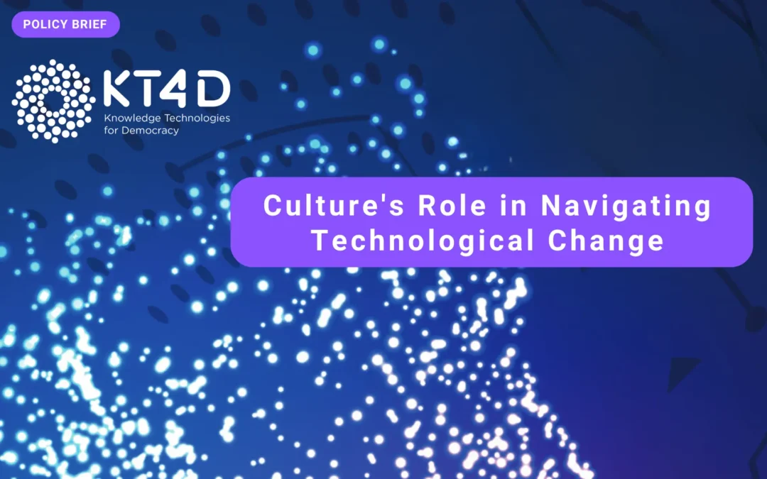 KT4D Policy Brief Featured - Culture's Role in Navigating Technological Change