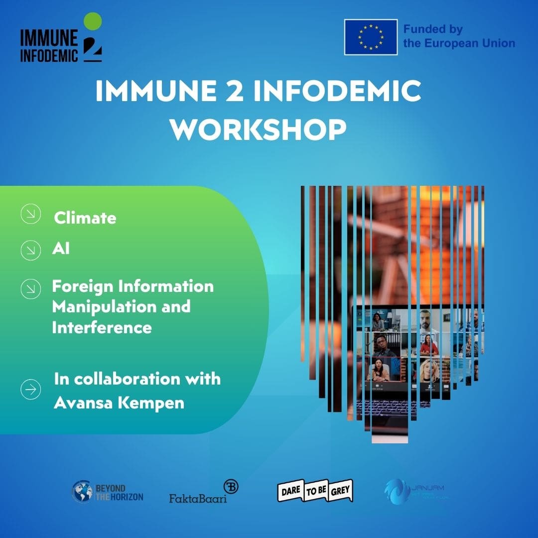 I2I IMMUNE 2 INFODEMIC workshop image
