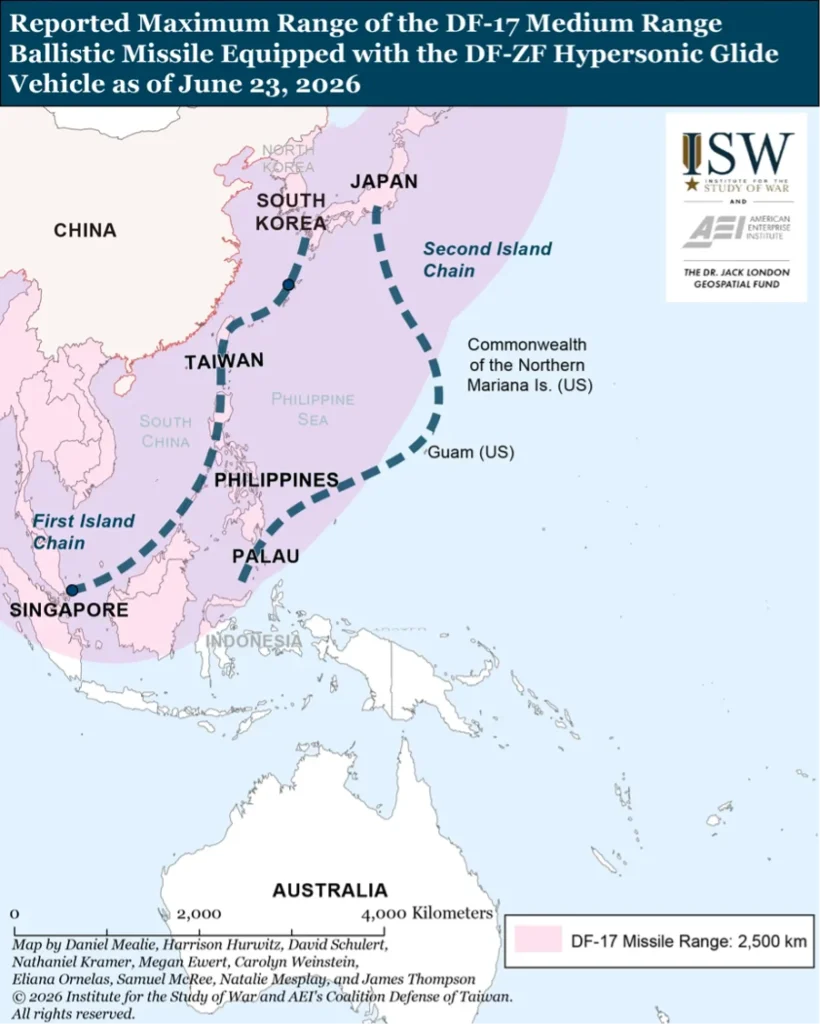 DF-17 Range Extends China’s Island-Chain Pressure Beyond the Horizon ISSG