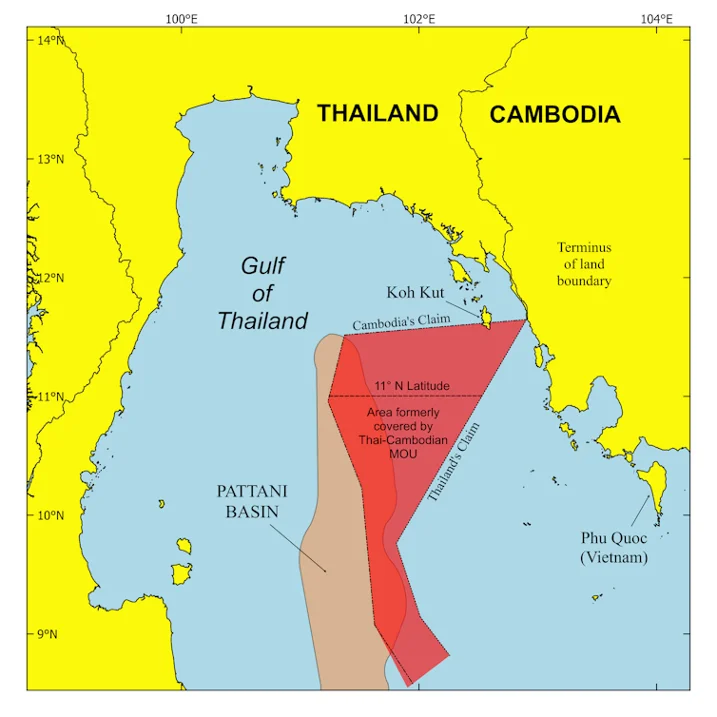 Gulf of Thailand Dispute Turns Maritime Lines into Energy Politics Beyond the Horizon ISSG
