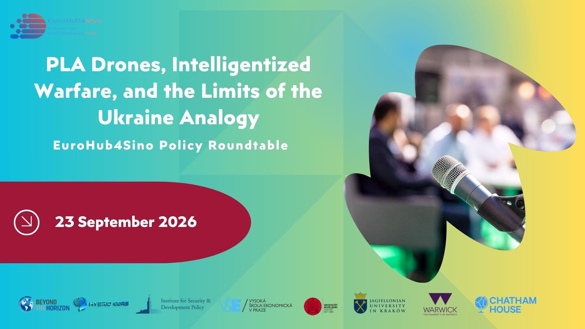 EuroHub4Sino Policy Roundtable - PLA Drones, Intelligentized Warfare, and the Limits of the Ukraine Analogy