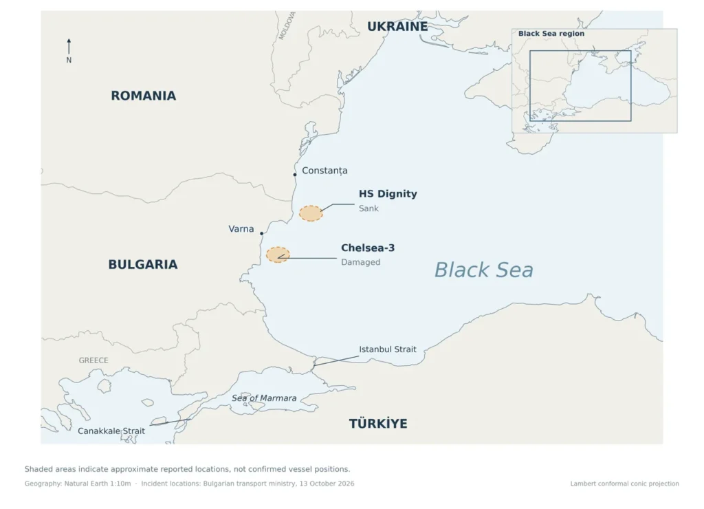 The Black Sea’s Exposed Western Coast Beyond The Horizon
